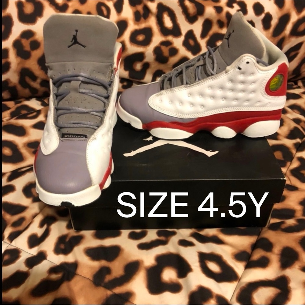 4.5Y JORDAN GREY TOE 13s